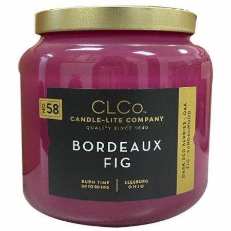 CANDLE LITE 14OZ Bordeau Fig Candle 4473225